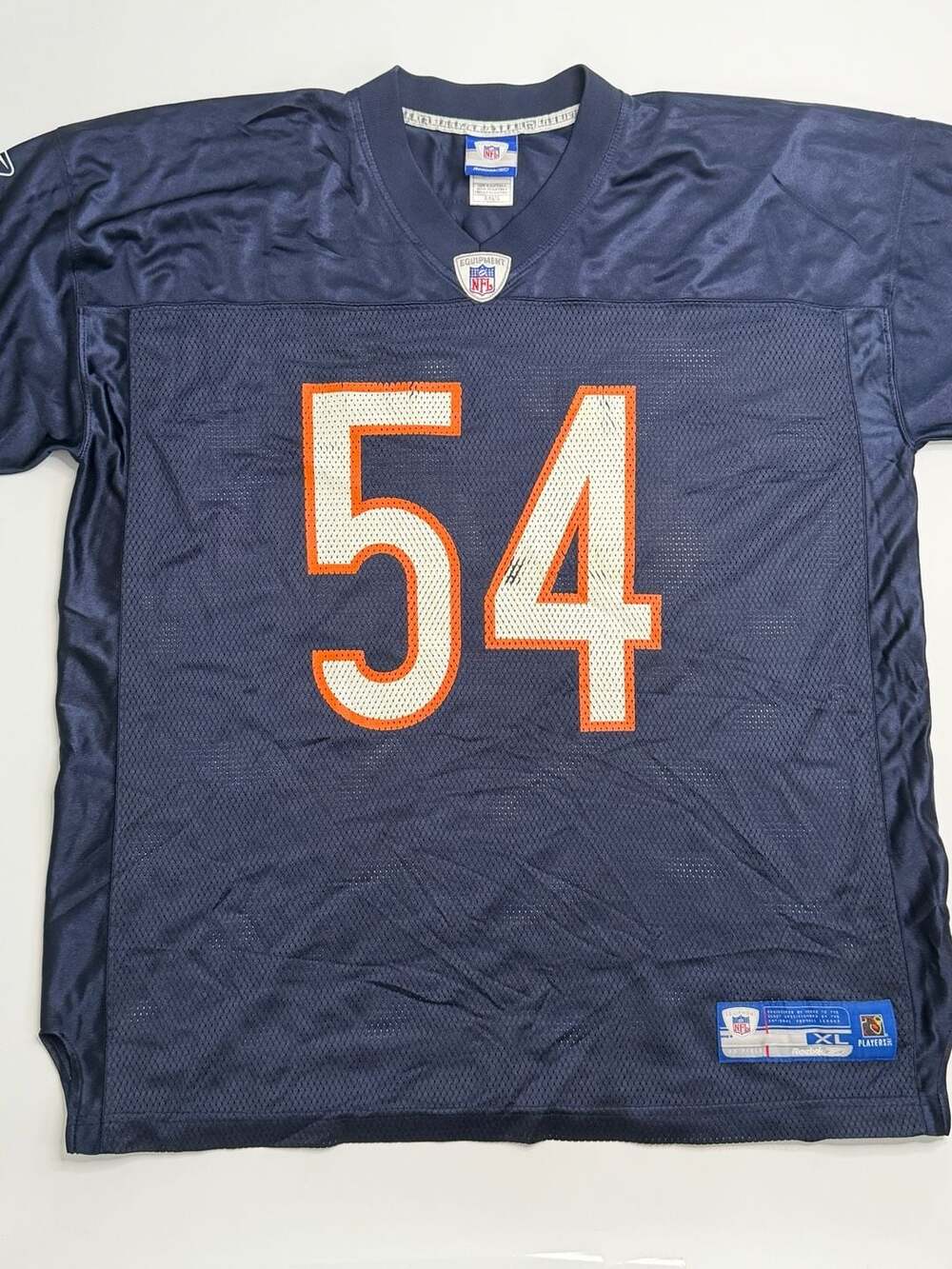 Vintage Chicago Bears Brian Urlacher #54 Reebok On Field Home Jersey (Excellent)